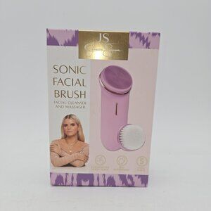 JESSICA SIMPSON Sonic Facial Brush Cleanser And Massager 5 Speeds 2 Brush Heads
